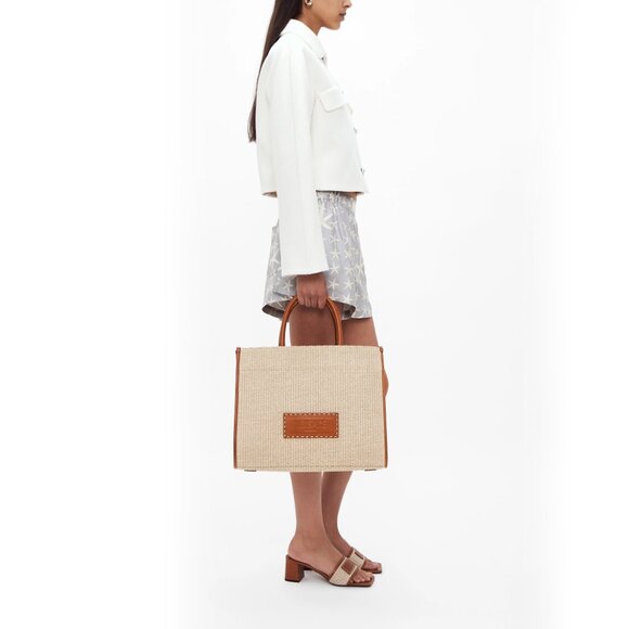 Versace Athena Raffia Tote Bag - Picture 7 of 14